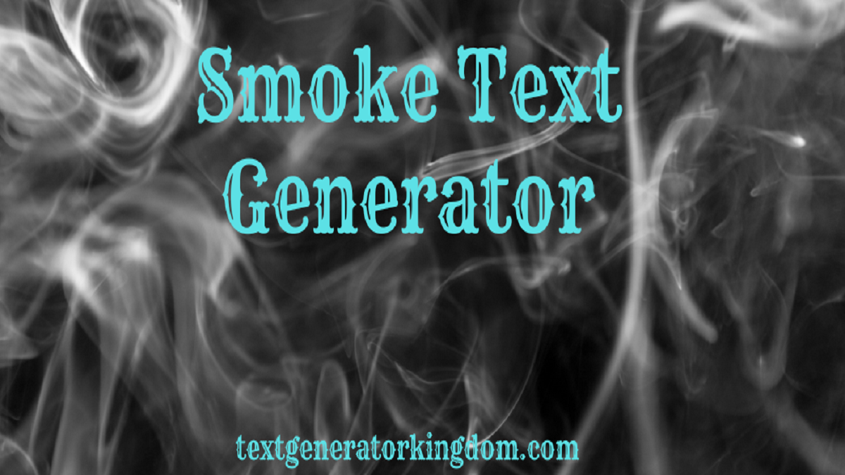 <strong>how to create beautiful text style with Smoke text generator</strong>